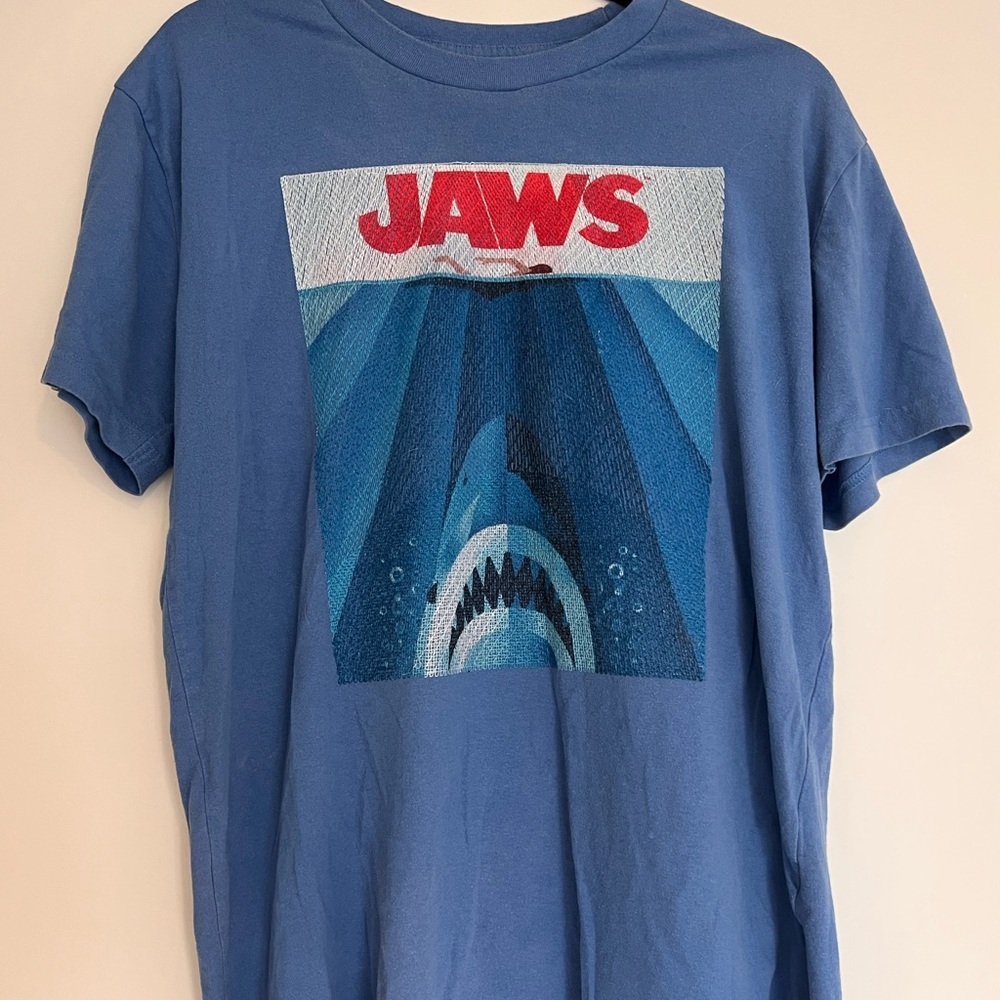 Jaws Graphic Blue T-Shirt